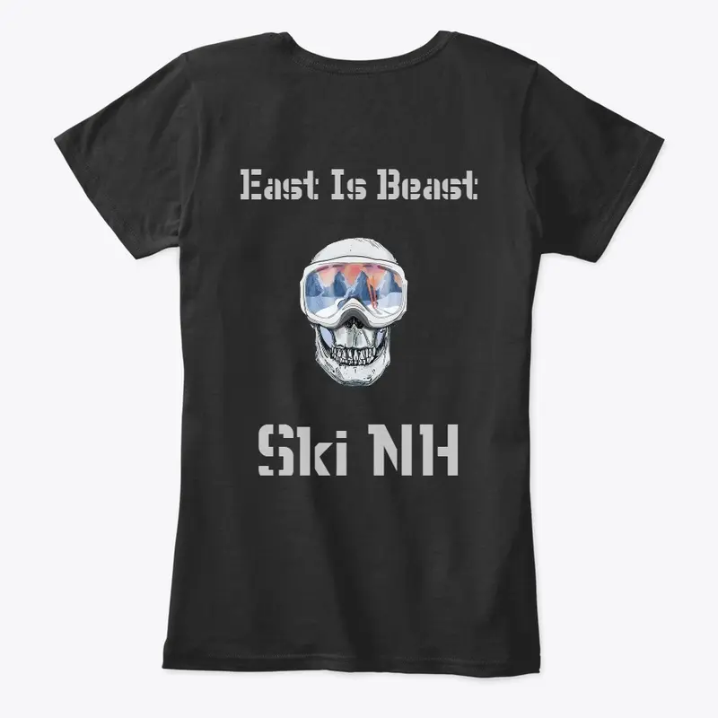 Ski NH East Is Beast Skull Collection